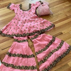 Beautiful Indian custom made suit Sharara